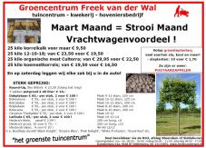 Maart maand=strooi maand!